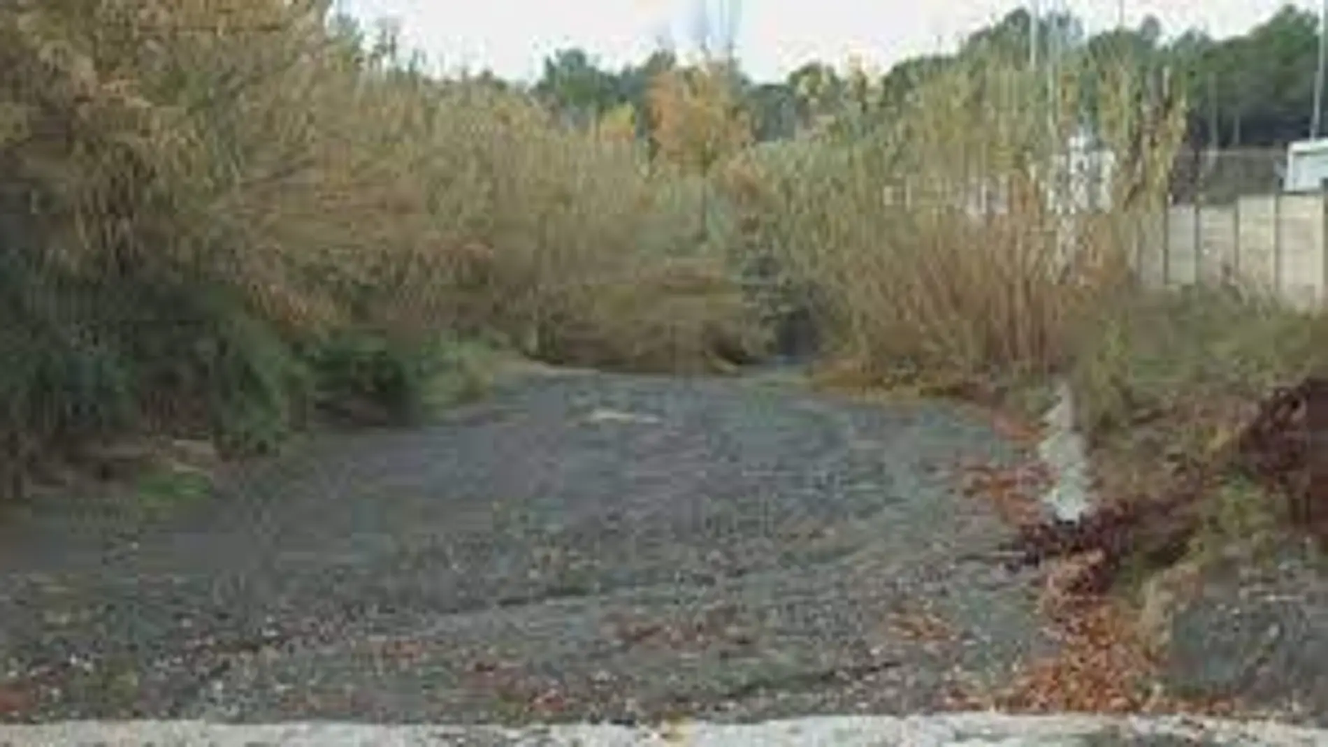 La zona del macabro hallazgo