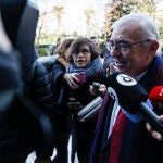 El exresponsable de las finanzas del PSPV-PSOE Pepe Cataluña a su llegada a la Ciudad de la Justicia de Valencia