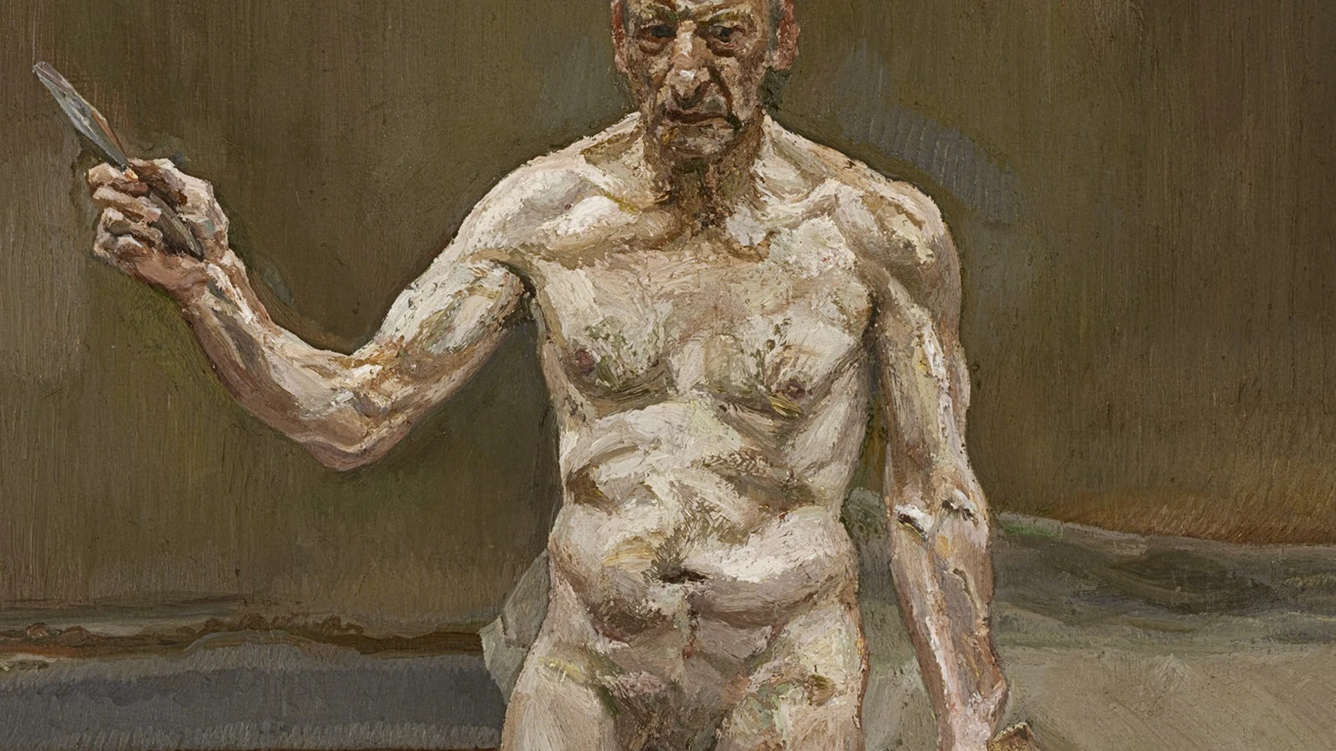Uno de los "Reflection" de Freud, auto-retrato del artista británico