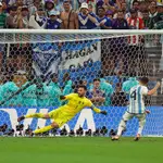 Gonzalo Montiel marca el penalti decisivo en la tanda de la final