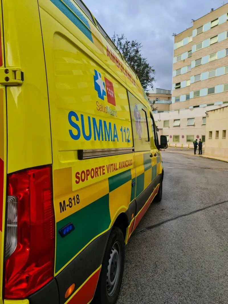 Ambulancia en Madrid