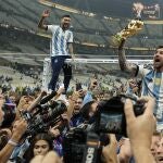 Leo Messi, después de ganar la final del Mundial de Qatar a Francia