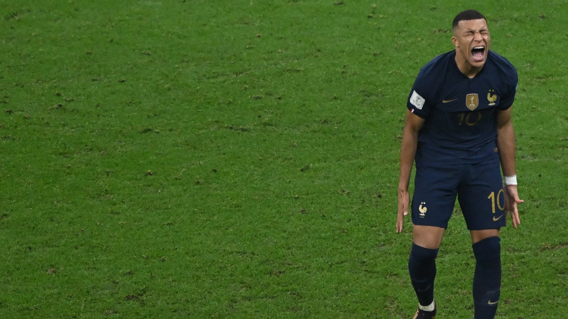 Kylian Mbappe marcó tres goles, pero no el Mundial de Qatar para Francia. Se lo llevó Argentina