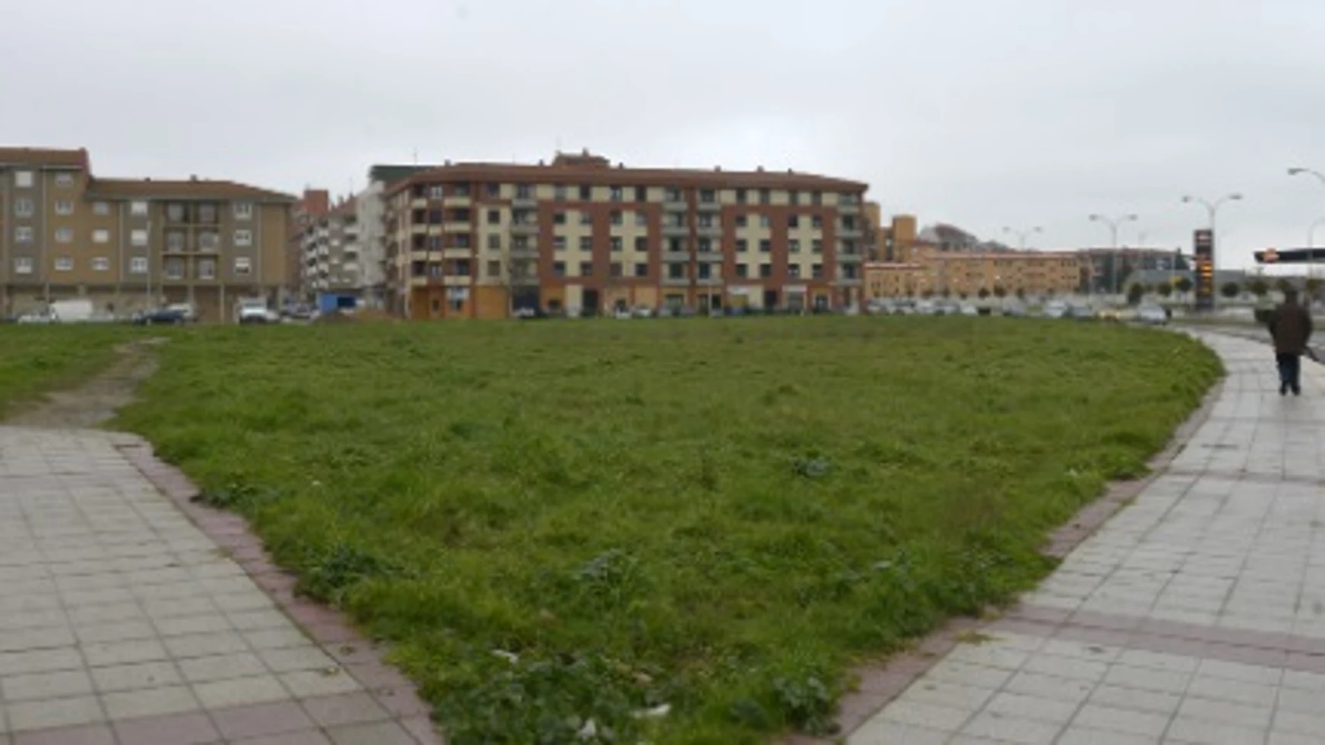 Zona de El Ejido, en León, donde se ha identificado a los menores que estaban consumiendo drogas