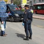 Patrulla policial. POLICÍA NACIONAL
