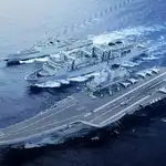 El portaaviones chino Liaoning con más buques del Ejército Popular de Liberación