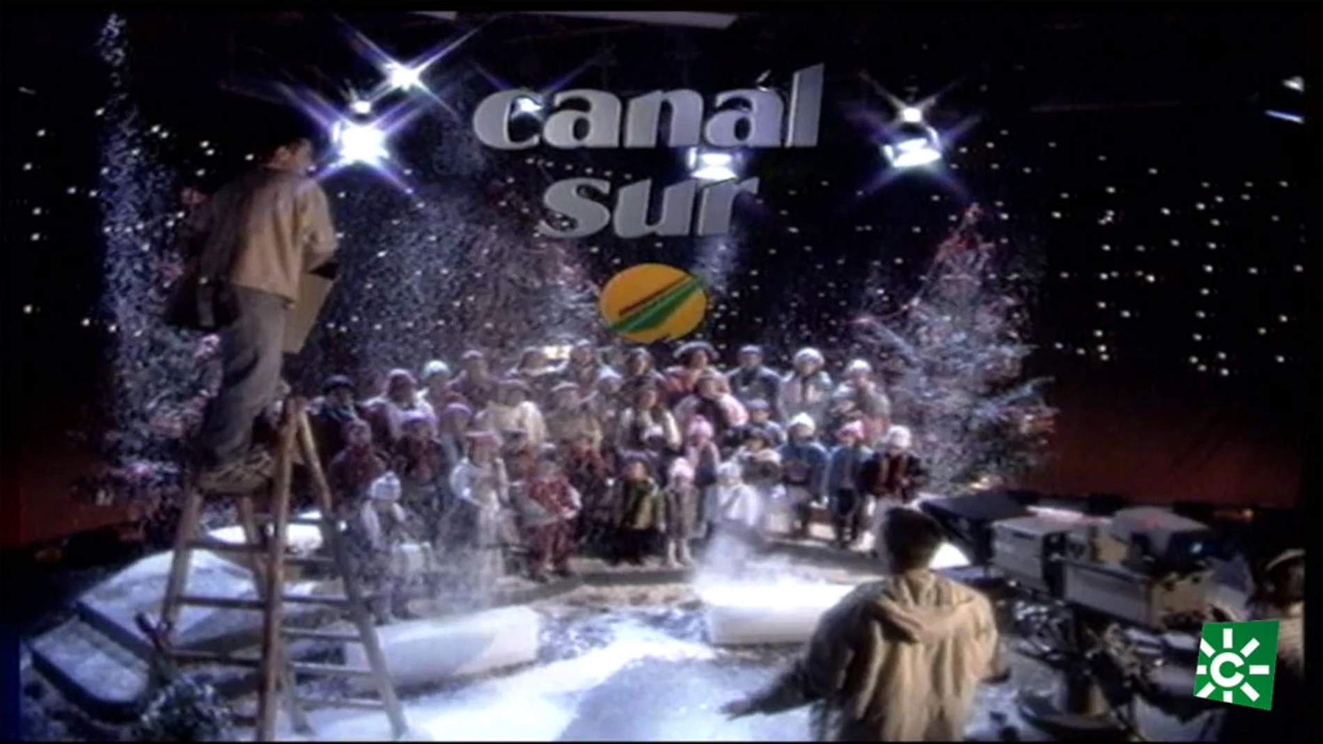 Captura del villancico original de 1994 en Canal Sur