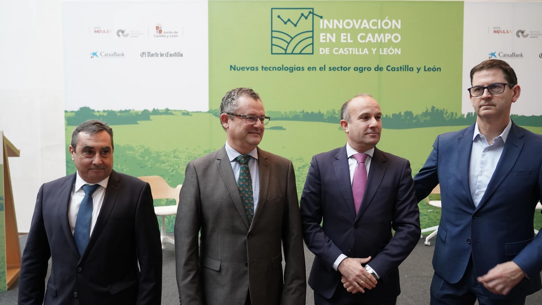 El consejero de Agricultura, Ganadería y Desarrollo Rural, Gerardo Dueñas, inaugura la Jornada de Innovación en el Campo de Castilla y León 'Nuevas tecnologías en el sector agro de Castilla y León'