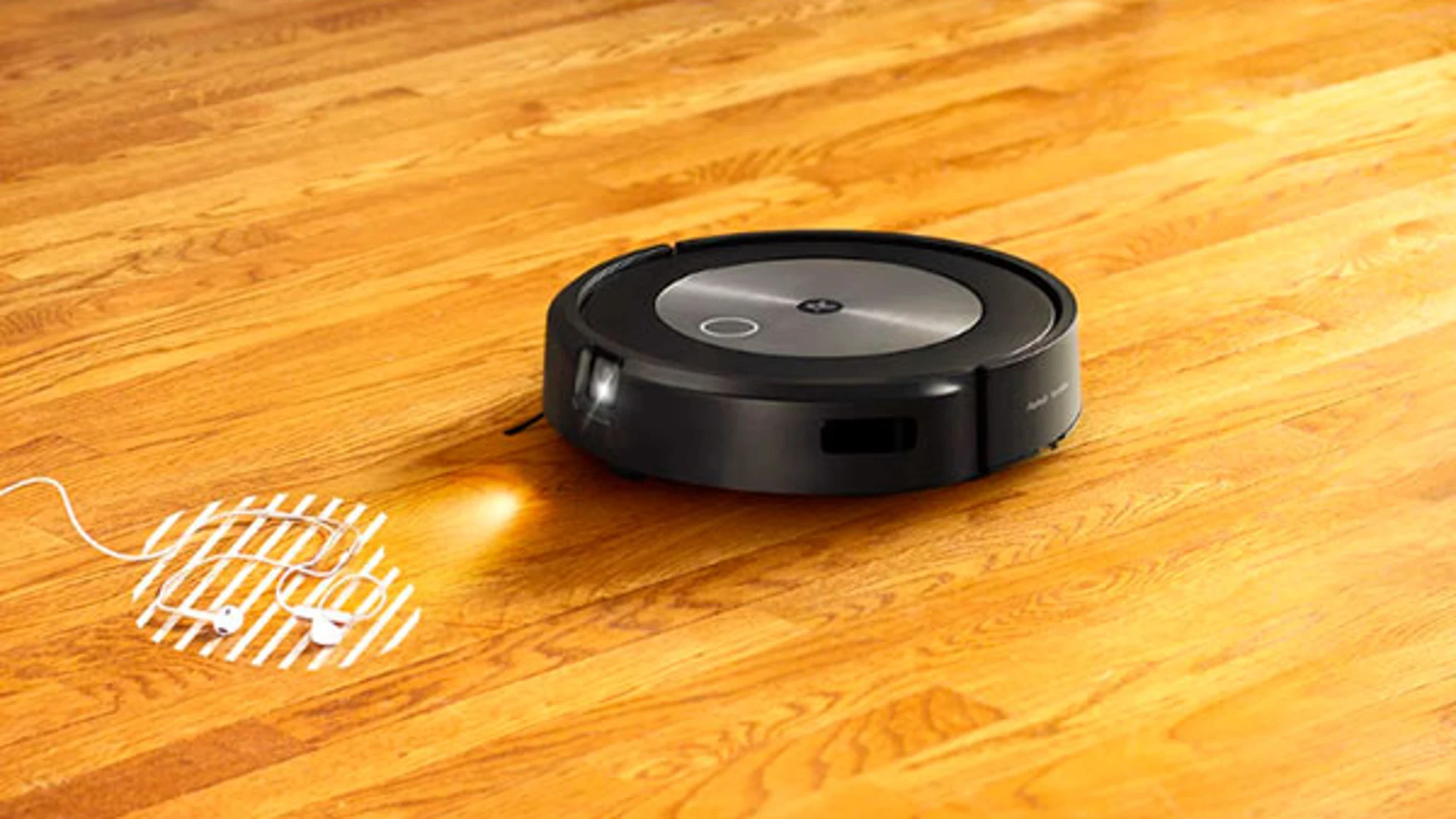 Un robot aspirador Roomba de iRobot.