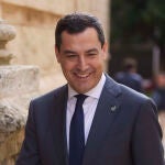 El presidente de la Junta de Andalucía, Juanma Moreno