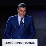 Pedro Sanchez, President of the Government of Spain, attends during the COE (Spanish Olympic Committee) 2022 Awards Ceremony at COE at COE Official Headquarters on December 21, 2022 in Madrid, Spain.AFP7 21/12/2022 ONLY FOR USE IN SPAIN