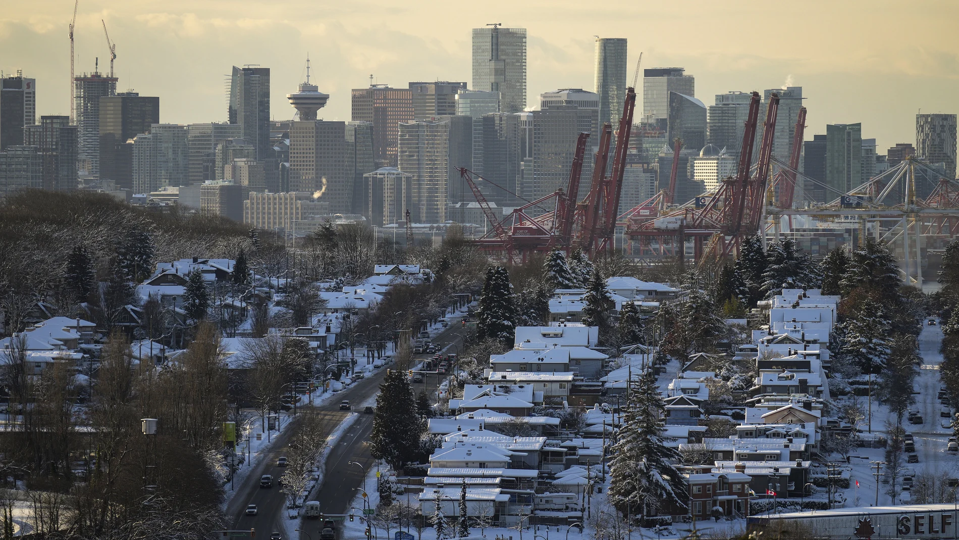 Vista panorámica de la ciudad de Vancouver