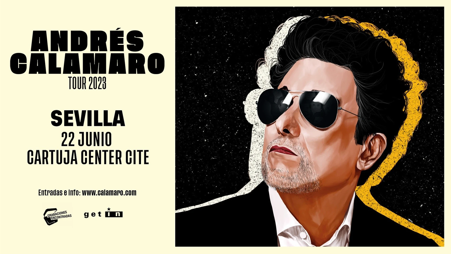 Andrés Calamaro lleva el 22 de junio al Cartuja Center su TOUR 2023.RIFF MUSIC22/12/2022