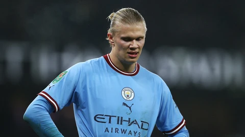 El futbolista noruego del Manchester City Erling Haaland