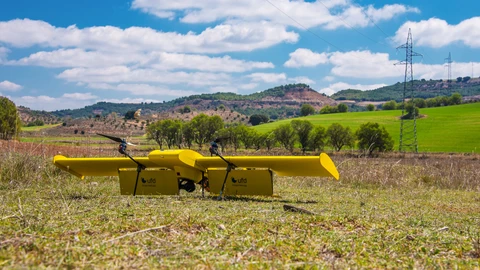 Dron de largo alcance para la revisión de redes eléctricas de Naturgy