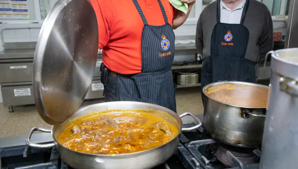 Cena solidaria de nochebuena de la agrupación de Protección Civil de Zamora