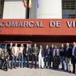 El presidente del PPCV, Carlos Mazón, ha visitado hoy el hospital de Vinaròs (Castellón)