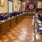 Pleno de la Diputación de Ávila presidido por Carlos García