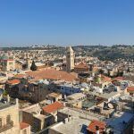 Espectacular vista de la Ciudad Vieja de Jerusalén desde la Torre de David