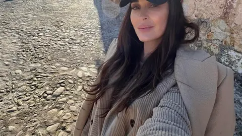 Vicky Martín Berrocal con el look más estiloso parra invierno.