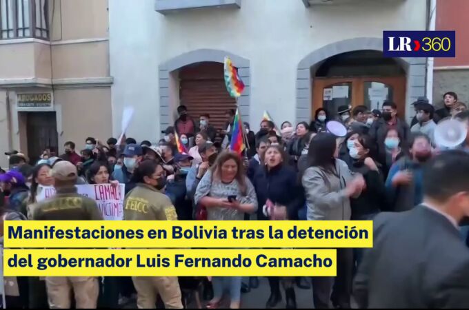 Manifestaciones en Bolivia tras la detención del gobernador Luis Fernando Camacho