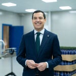 El presidente de la Junta de Andalucía, Juanma Moreno