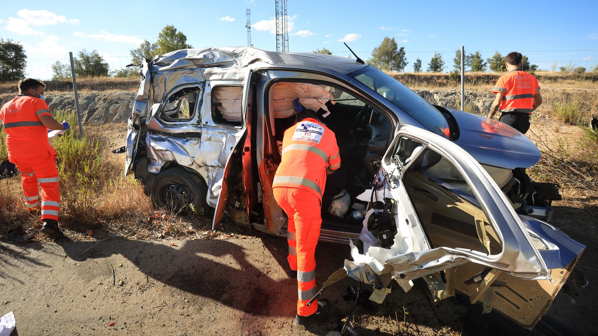 Uno de los accidentes mortales ocurridos este año en Salamanca