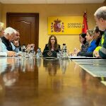 Virginia Barcones se reúne para preparar el dispositivo de seguridad en Pingüinos