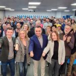 Marifrán Carazo, con la Ejecutiva Provincial del PP de Granada