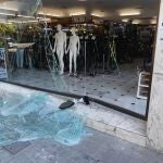 Imagen de la tienda afectada por el robo en Huelva capital
