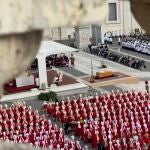 Funeral de Benedicto XVI. Imagen Alicia Romay. Ciudad del Vaticano. 5 de Enero 2023