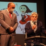 El presidente de la Diputación de Segovia, Miguel Ángel de Vicente, durante el Acto central del Dia Internacional Mujer
