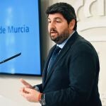 El presidente del Ejecutivo murciano, Fernando López Miras