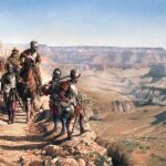 «La conquista del Colorado», óleo de Augusto Ferrer-Dalmau