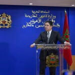 El ministro de Exteriores marroquí, Nasser Bourita, y Josep Borrel, alto representante de la Unión Europea en una conferencia de prensa el pasado 5 de enero