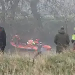 Búsqueda del conductor en el río Carrión en Palencia