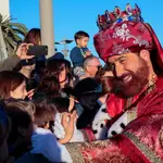  Los Reyes Magos llegan a la plaza del Ayuntamiento de Valencia