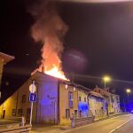 Incendio en una vivienda en la localidad burgalesa de Castañares