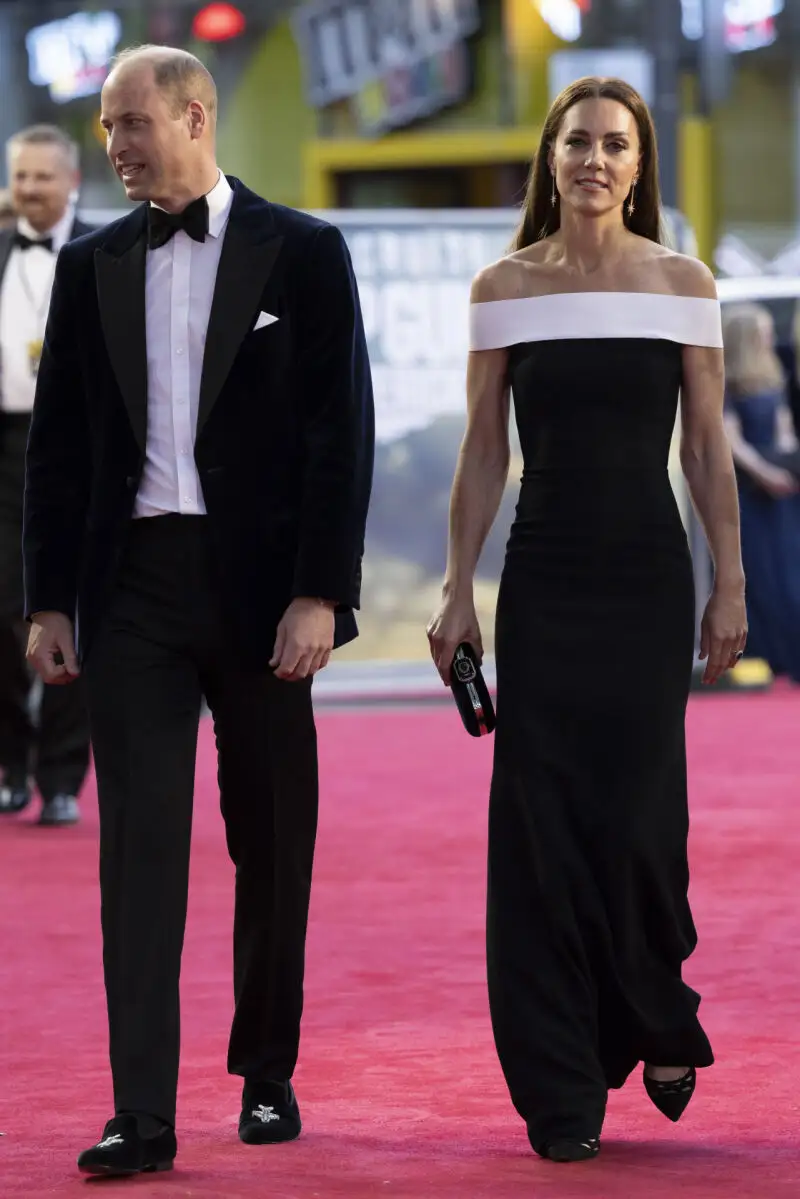 El Príncipe Guillermo y Kate Middleton, en el estreno de una película