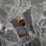 Fotografía que muestra los destrozos en el Palacio de Planalto luego de que manifestantes bolsonaristas invedieran los edificios gubernamentales, en Brasilia (Brasil) | Fuente: EFE/ André Coelho