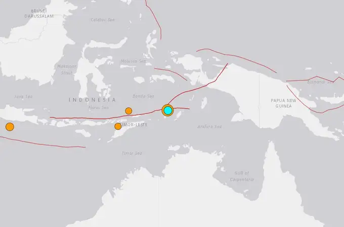 Alerta de Tsunami en todas las costas de Indonesia tras un terremoto de 7,9 