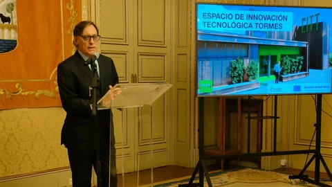 El alcalde de Salamanca, Carlos García Carbayo, este martes en rueda de prensa