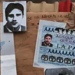 Fotografías de Miguel Ángel Blanco, político secuestrado y asesinado por la banda terrorista ETA, a 29 de julio de 1998.
