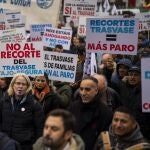Los regantes convocaron la manifestación del pasado miércoles en Madrid en defensa del Tajo- Segura