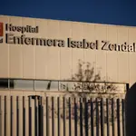 Exterior del Hospital Público Enfermera Isabel Zendal, a 13 de enero de 2023, en Madrid