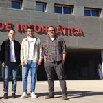 De izquierda a derecha, los investigadores de la UMU José Tomás Palma, Alejandro Cisterna, Antonio Guillén y Juan A. BotíaUMU13/01/2023