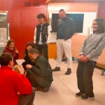 Talleres en el yacimiento Siega Verde