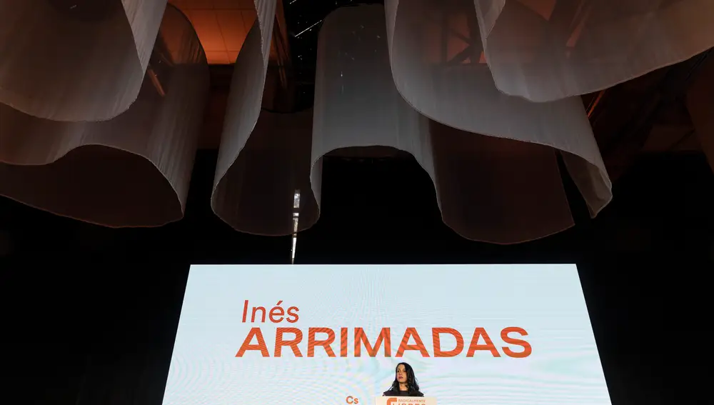 Inés Arrimadas durante su intervención en la VI Asamblea de Ciudadanos