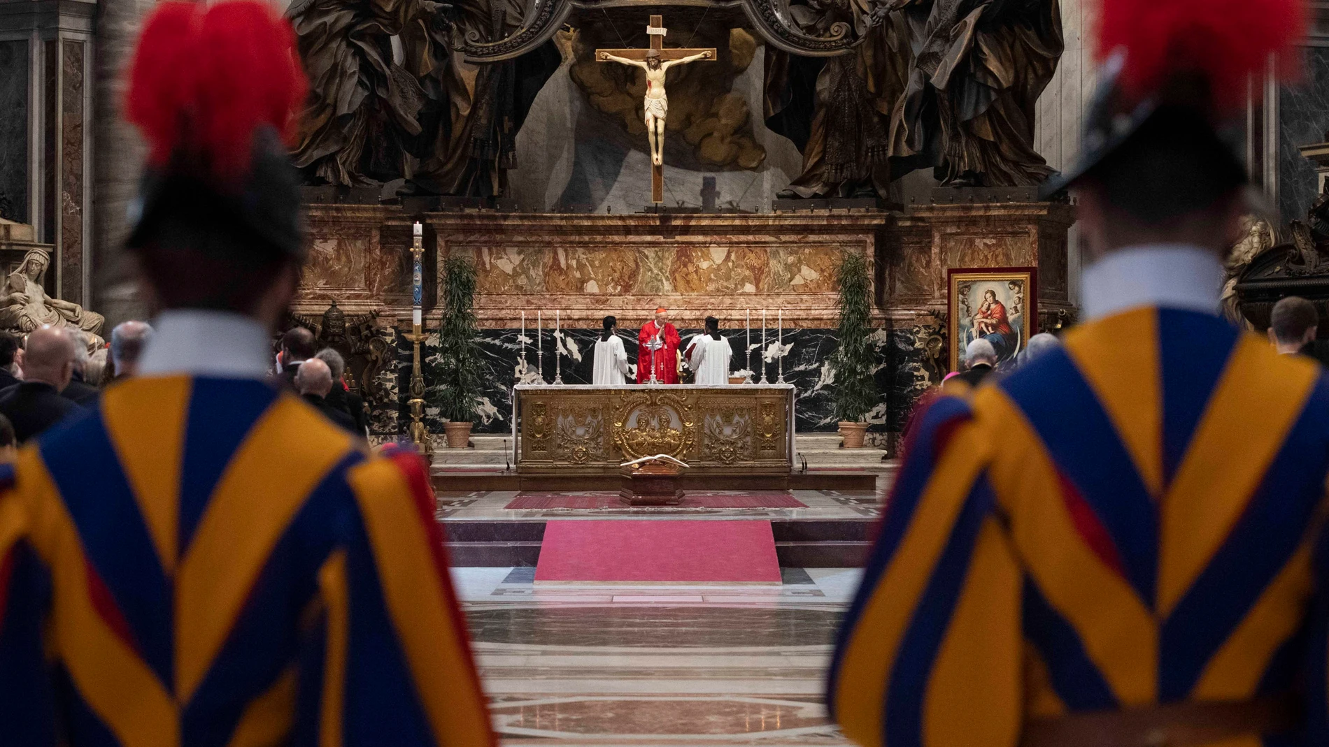 Funeral del cardenal George Pell en la basílica de San Pedro (Roma) celebrado ayer