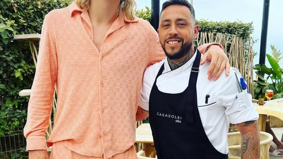 Haaland después de comer los platos que le preparó Luis Carlos